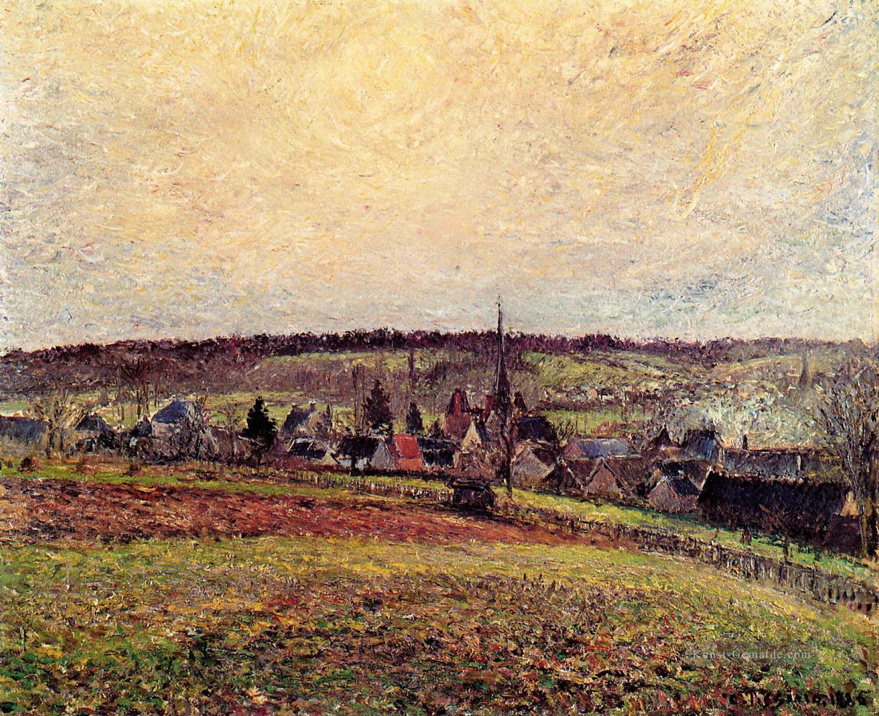 das Dorf eragny 1885 Camille Pissarro Szenerie Ölgemälde